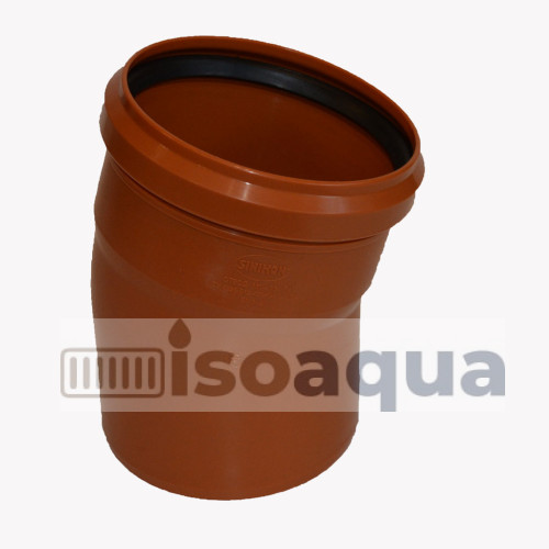 Отвод 160 мм / 15 град.