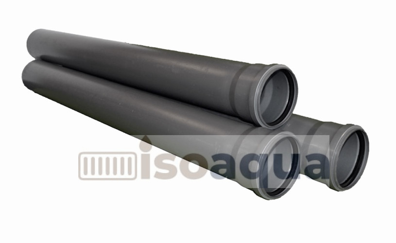 Труба для внутренней канализации - 40 мм, длина 1000 мм