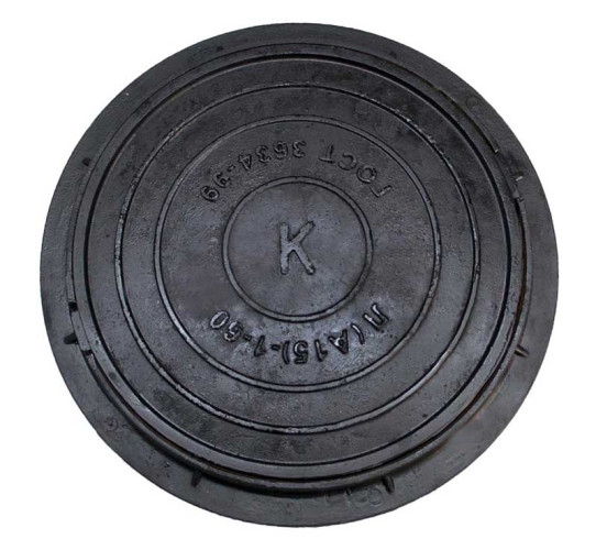 Люк канализационный чугунный тип Л (А15)