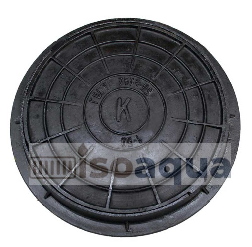 Люк канализационный чугунный тип Л (А30)