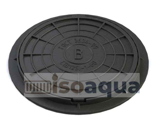 Люк канализационный чугунный тип С