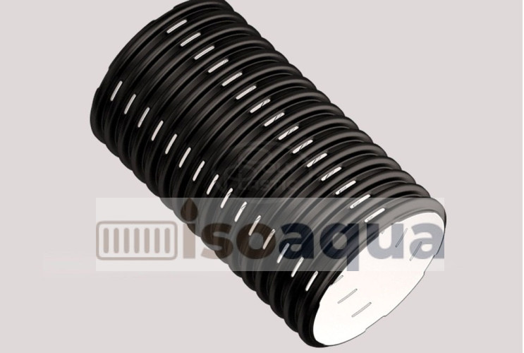 Труба гофрированная двустенная с полной перфорацией SN 6 368 / 315 мм