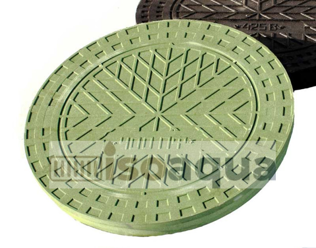 Люк полимербетонный для дренажного колодца FD 460