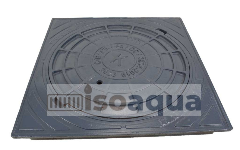 Люк чугунный квадратный тип Л 750х750 мм (К)