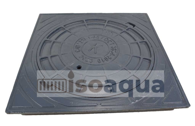 Люк чугунный квадратный тип С 750х750 мм (К)