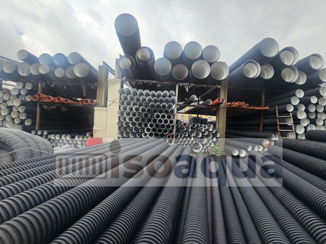 Труба гофрированная двустенная с раструбом SN 8 110 / 94 мм