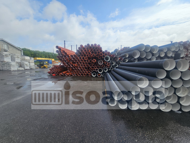 Труба гофрированная двустенная с раструбом SN 8 110 / 94 мм