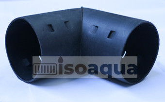 Угольник 90 град. для дренажных труб 160 мм