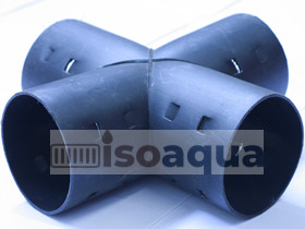 Крестовина для дренажных труб 160 мм