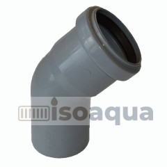 Отвод - 40 мм / 45 град.