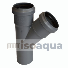Тройник - 40 мм / 40 мм / 45 град.