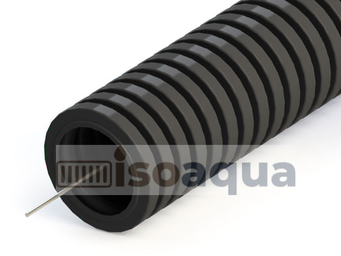 Труба гофрированная ПНД с зондом (протяжкой) 63 / 50,6 мм