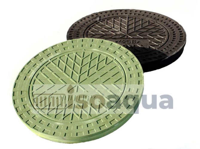 Люк полимербетонный (до 1,5тн) 340 мм