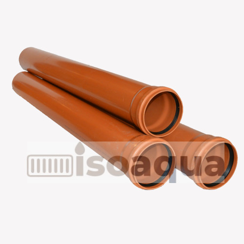 Канализационная труба ПВХ наружная солекс 250мм – 3000 мм